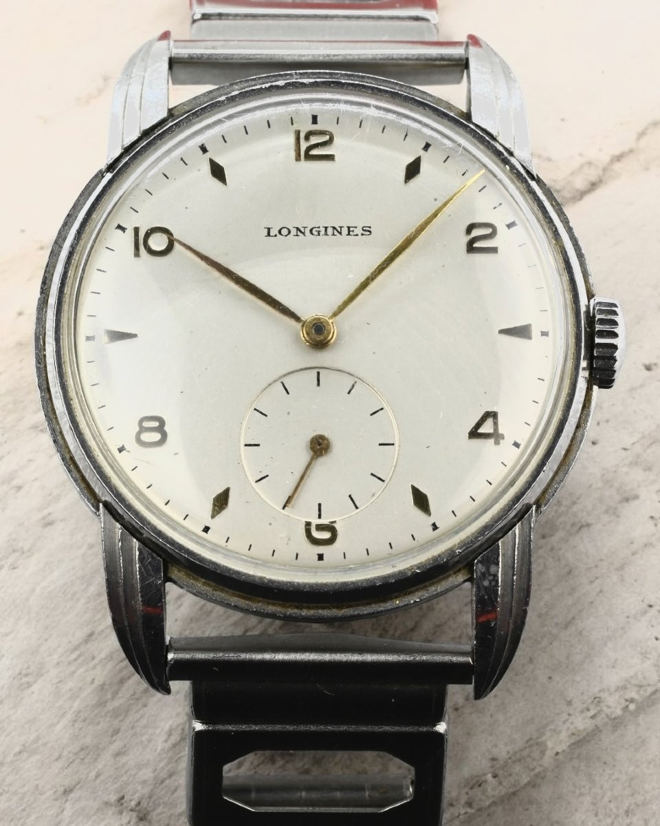 Longines - Orologio Da Polso - Svizzera Anni 50-photo-3